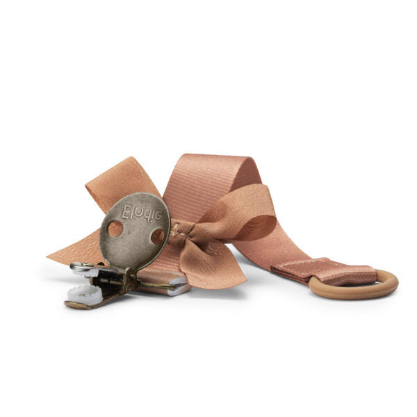 Morbida clip per ciuccio in terracotta