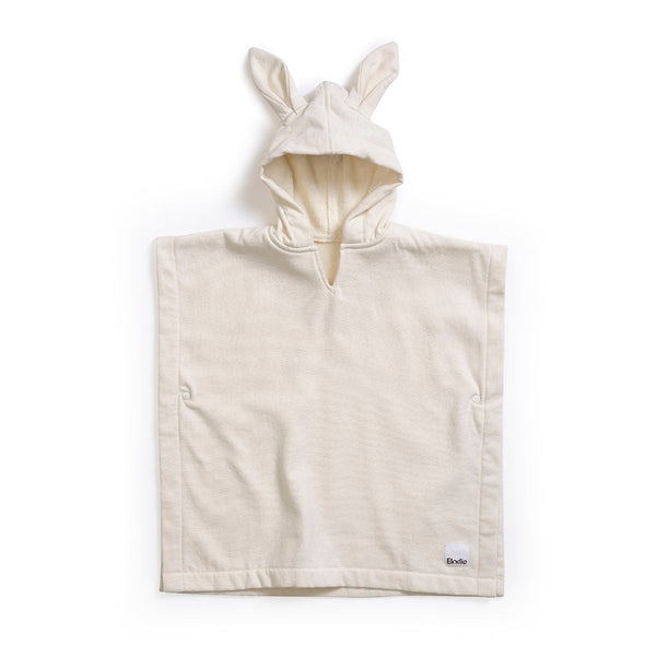 Poncho da bagno bianco vaniglia