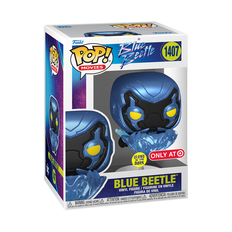 Pop! Blue Beetle Flying (Glow)