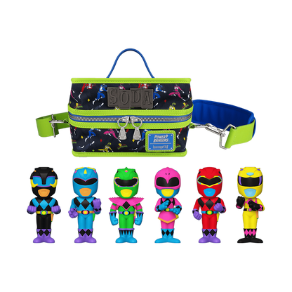 PAQUETE DE 6 MIGHTY MORPHIN POWER RANGERS DE VINILO SODA