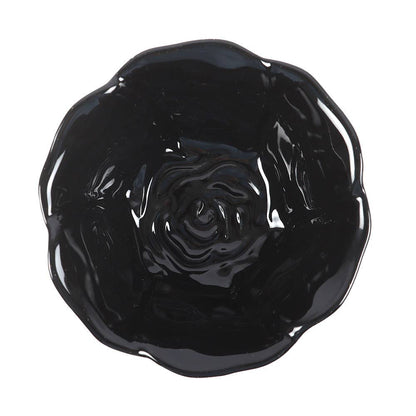 Tabuleiro para bijuteria com flores de rosa negra