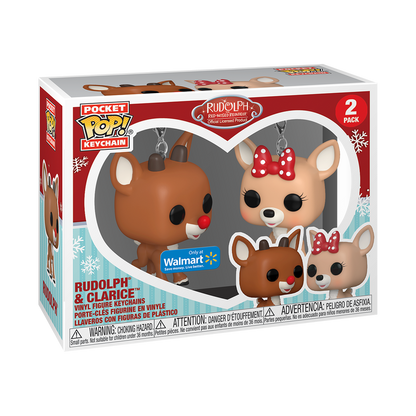 Pop! Keychain Rudolphe & Clarice (SE)