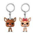 Pop! Schlüsselanhänger Rudolphe & Clarice (SE) 
