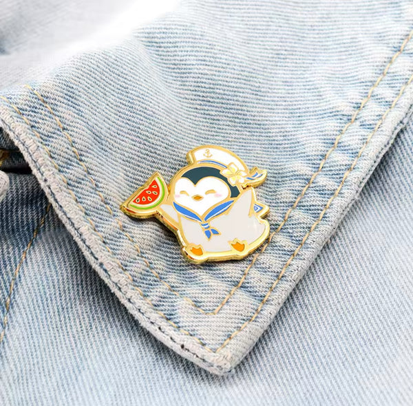pins pingouin marin