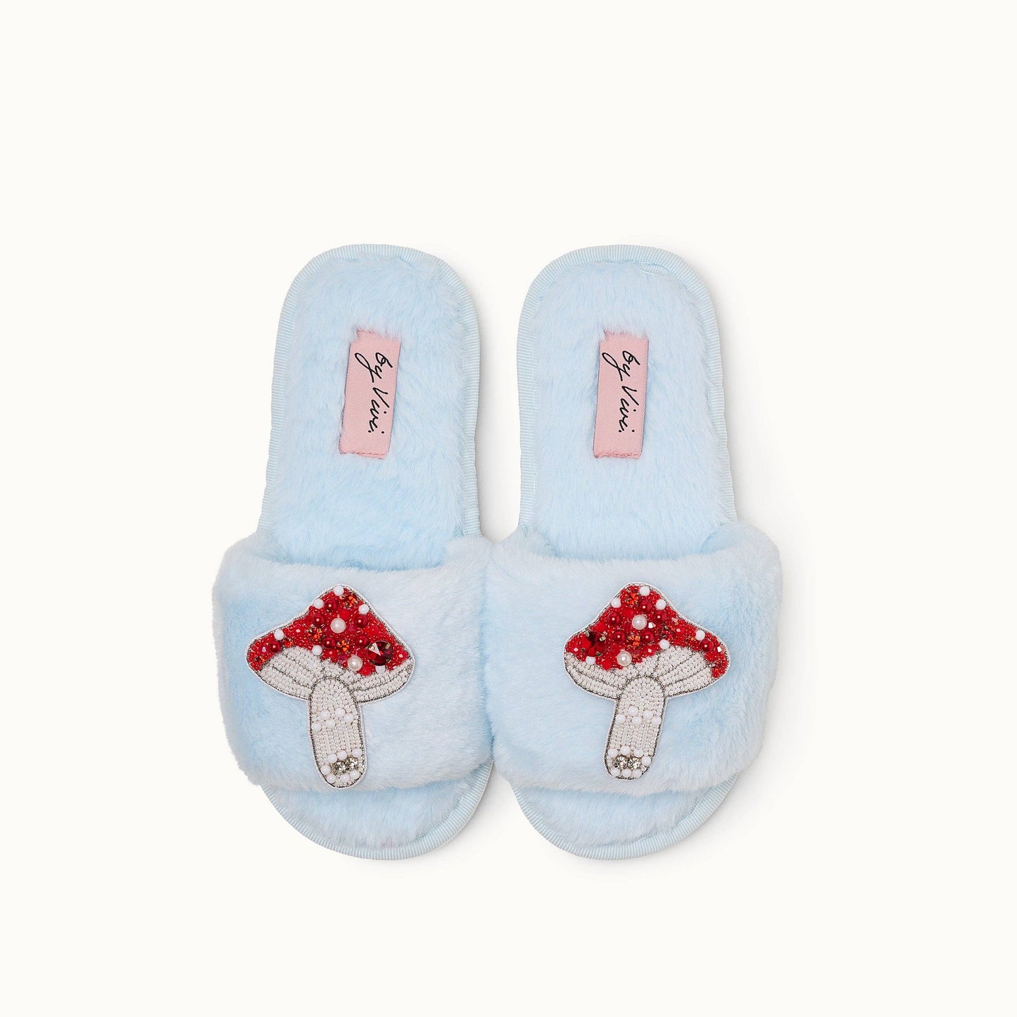 Paire de broches pour Chaussons - Champignons