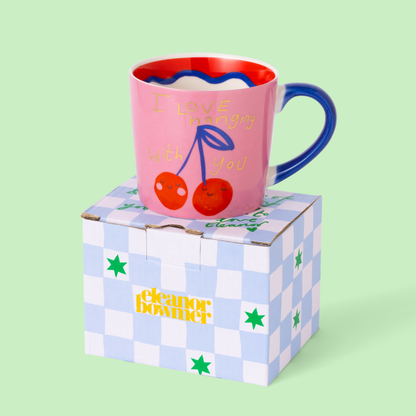 Cherry Mug "I like going out with you"