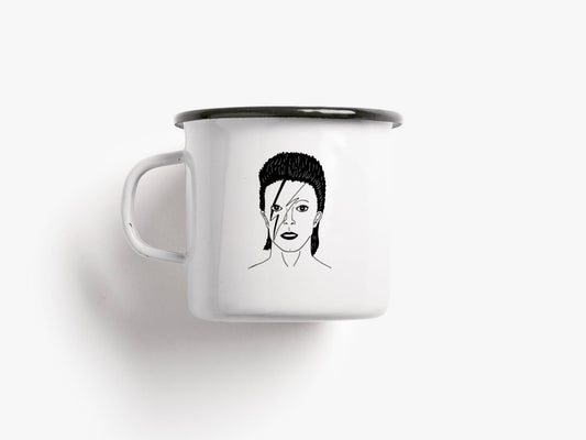 Taza de esmalte "¡Eres una estrella, hombre!"