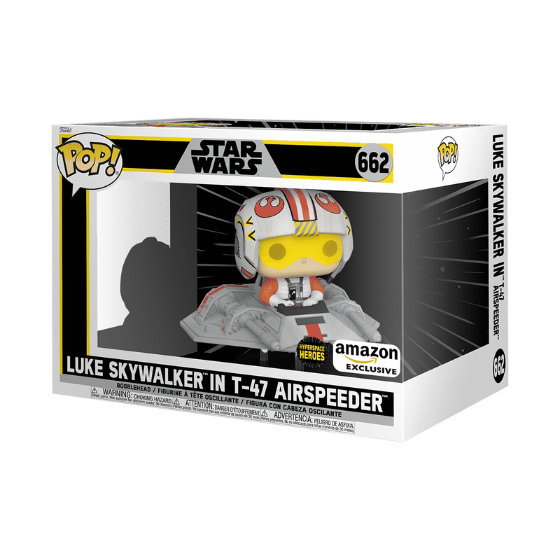 Pop! Rides Super Deluxe Luke Skywalker dans T-47 Airspeeder