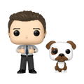 Pop! &amp; Buddy Chris Traeger with Champion 