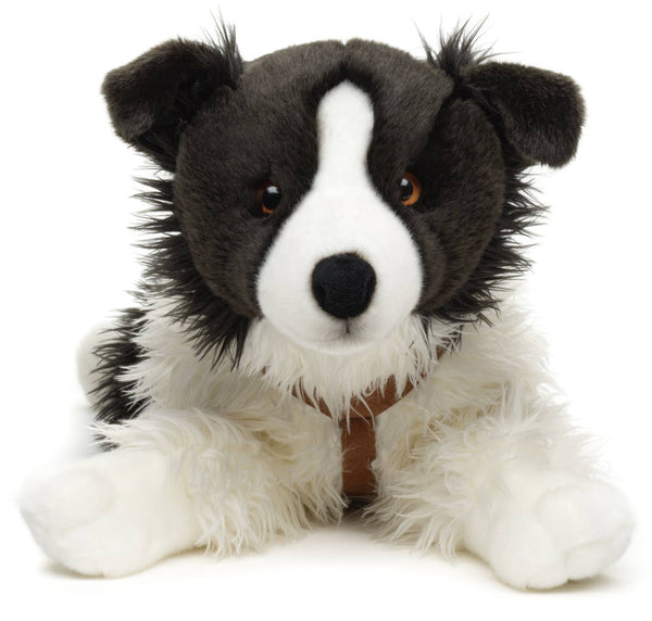 Peluche Border Collier Couché Uni Toys