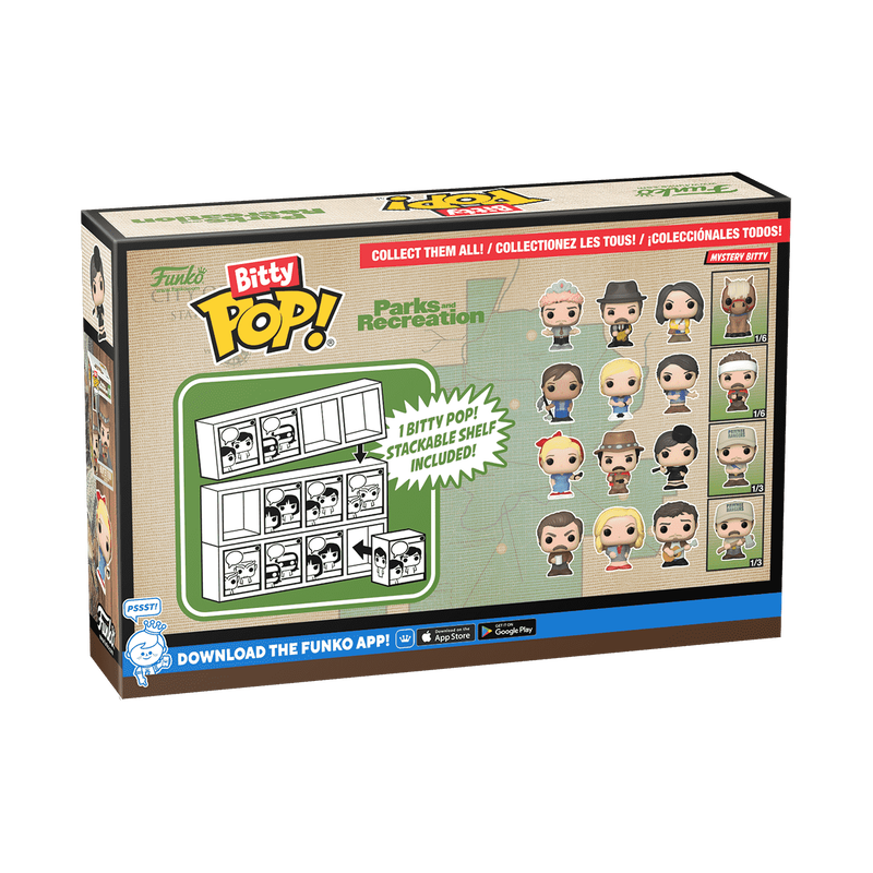 bitty pop parks and recreation 4 pack series 2