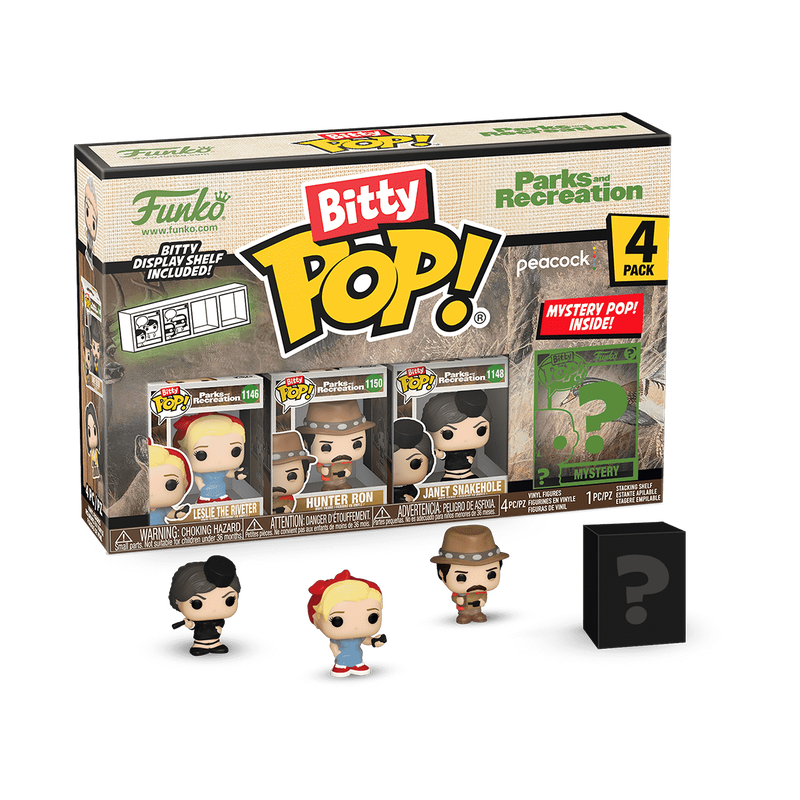 bitty pop parks and recreation 4 pack series 3