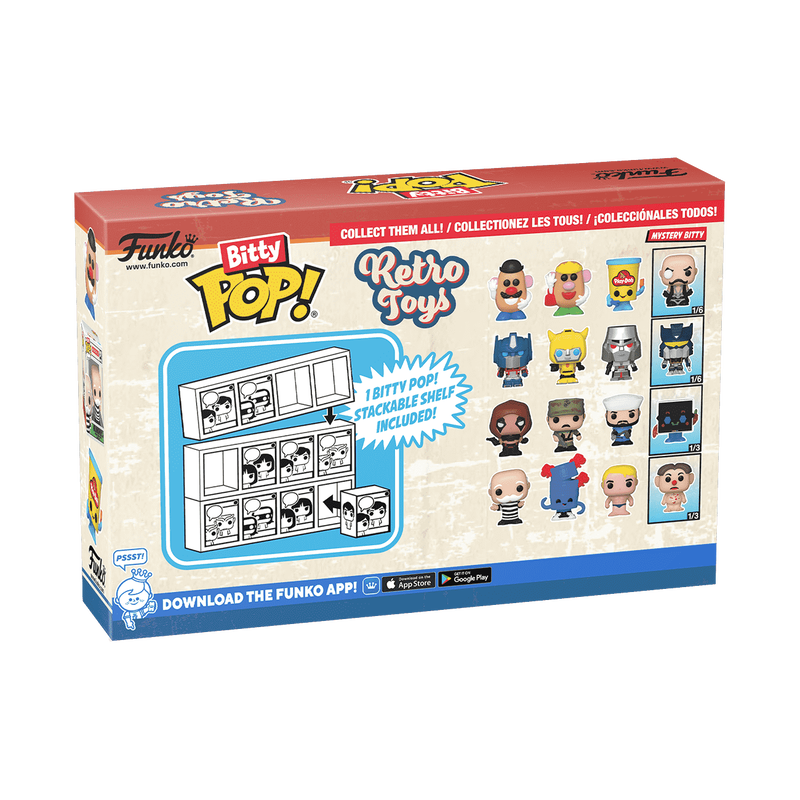 Bitty Pop! Retro Toys Hasbro – Coffret 4 Figurines Série 4