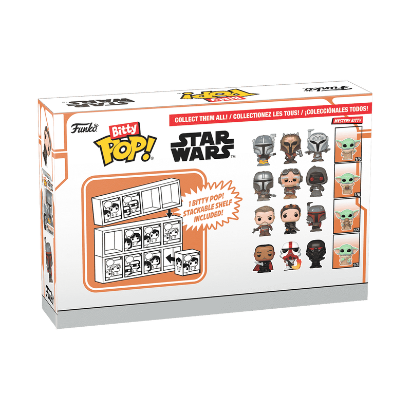 Bitty Pop! Star Wars: The Mandalorian - Confezione da 4 - Serie 1