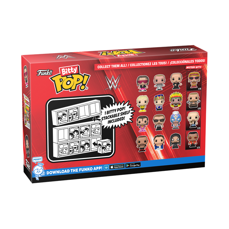 Bitty Pop! WWE Confezione da 4 Serie 3