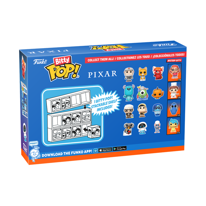 Bitty Pop! Pixar Confezione da 4 Serie 4