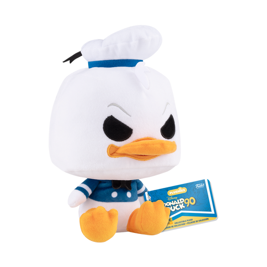 Peluche del pato Donald enojado