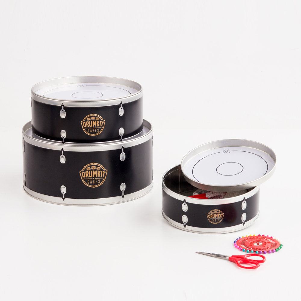 Drum Kit Storage Tins