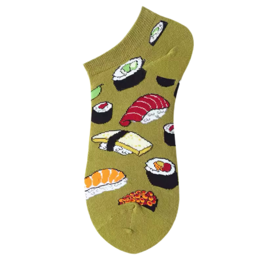 chaussettes courtes sushis mrcol