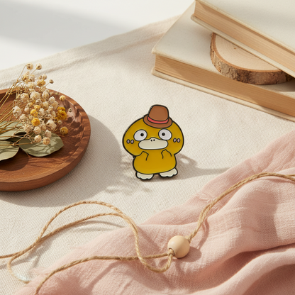 Gele eend speld "OMG"