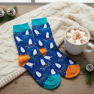 Socken Pingouins