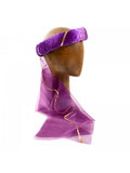 Diadema Princess Krown en terciopelo violeta