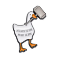 Spilla Goose Maillet "Se suoni il clacson, ti becchi il bonk"