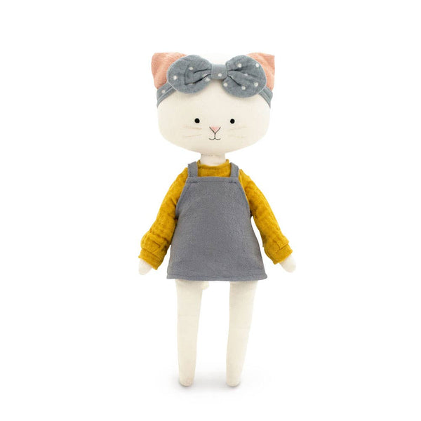 Peluche de algodón, Cotti Motti, Christy la gata (30 cm) -0+