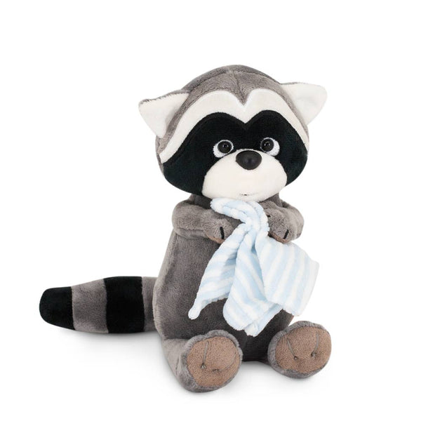 Peluche Denny il procione con asciugamano, 15 cm