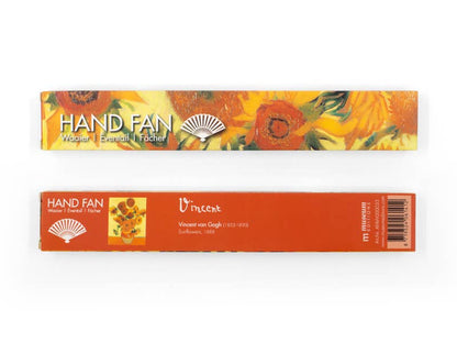 Hand fan, Sunflowers, Van Gogh