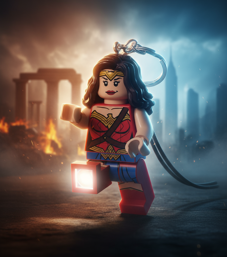 Llavero LEGO DC - Mujer Maravilla
