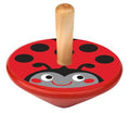 Wooden Spinning Top Ladybird
