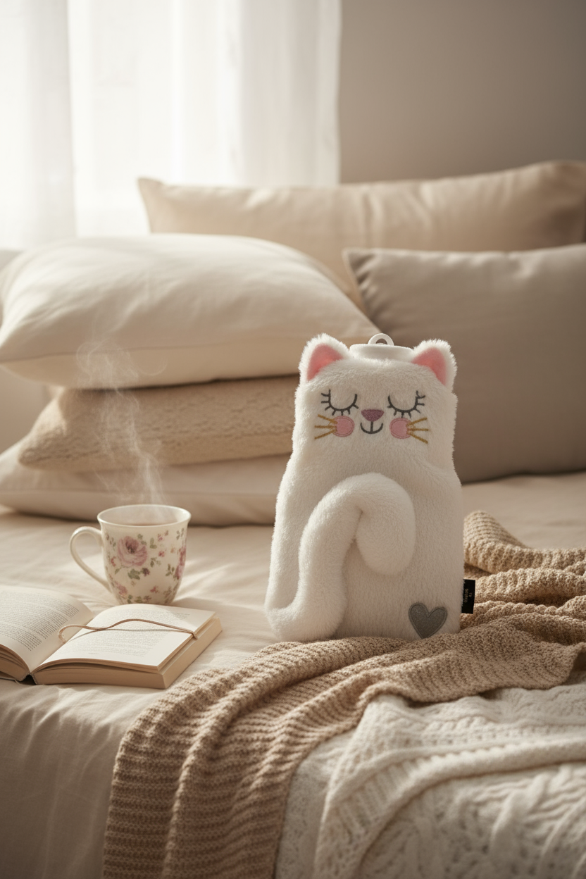 Borsa dell'acqua calda per gattini - Ed, il gatto