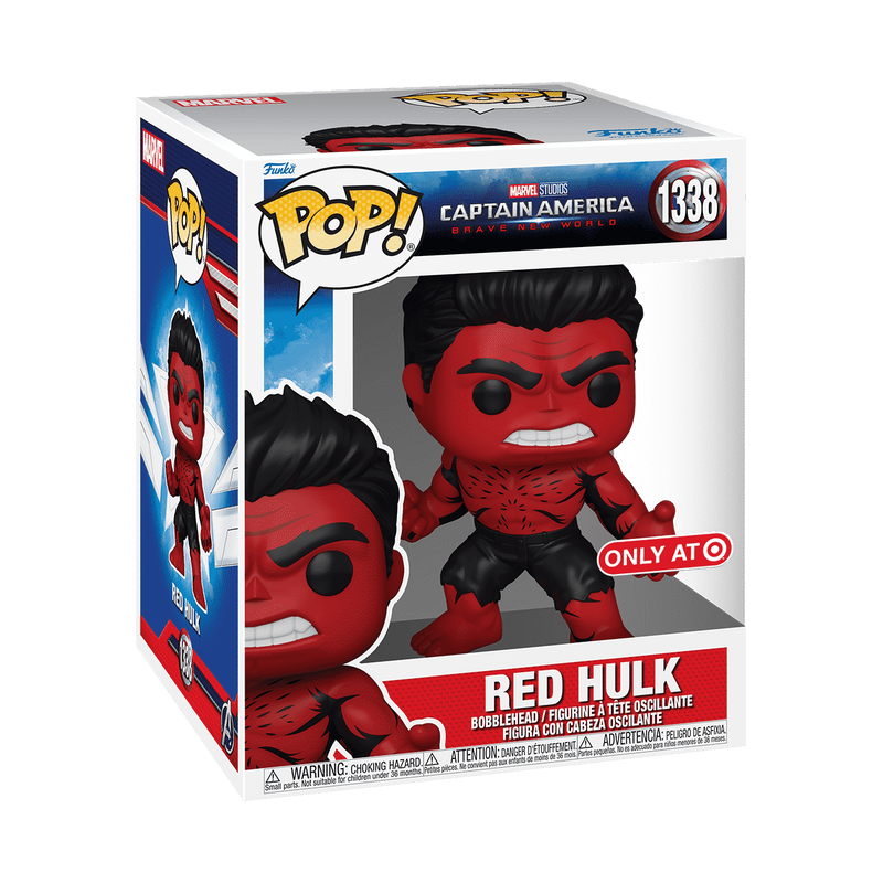 Figura Pop! Super Hulk Rojo (Decoración de cómic retro)