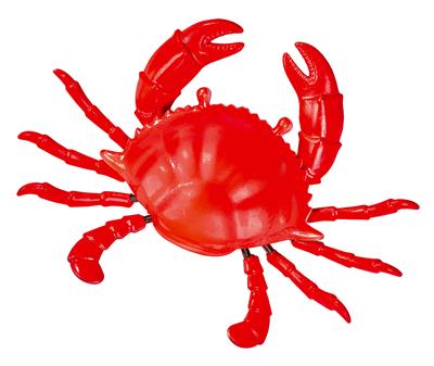 Cuisine & STYLE: AIMANT GIGOTANT 'CRABE' 10x8x3,8cm, en métal, en présentoir