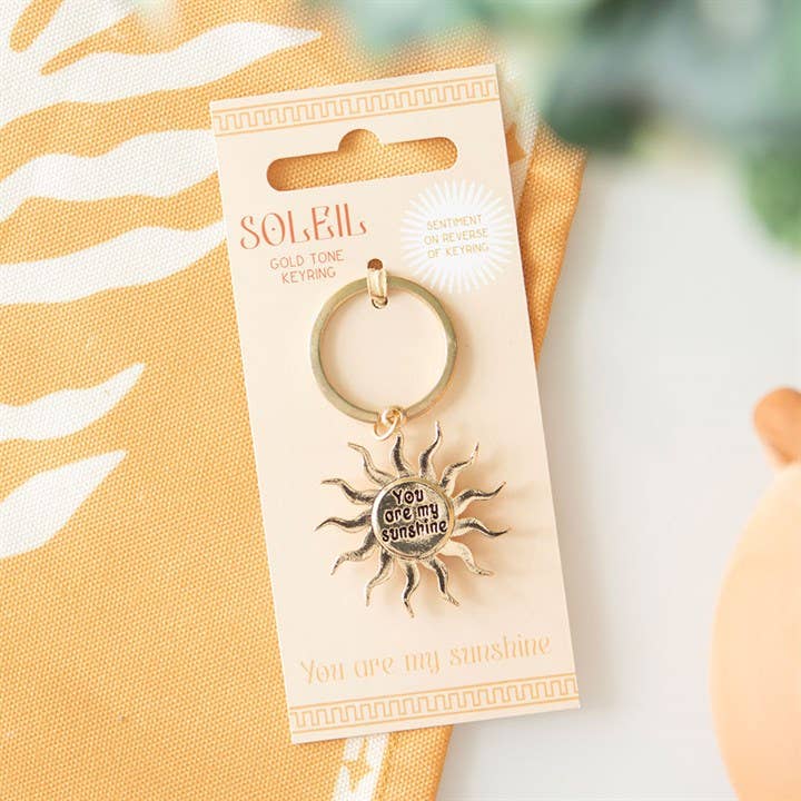 Portachiavi Golden Sun "Sei il mio sole"