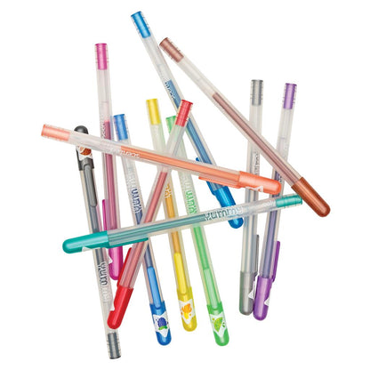 Set of 12 Glitter and Scented Gel Pens