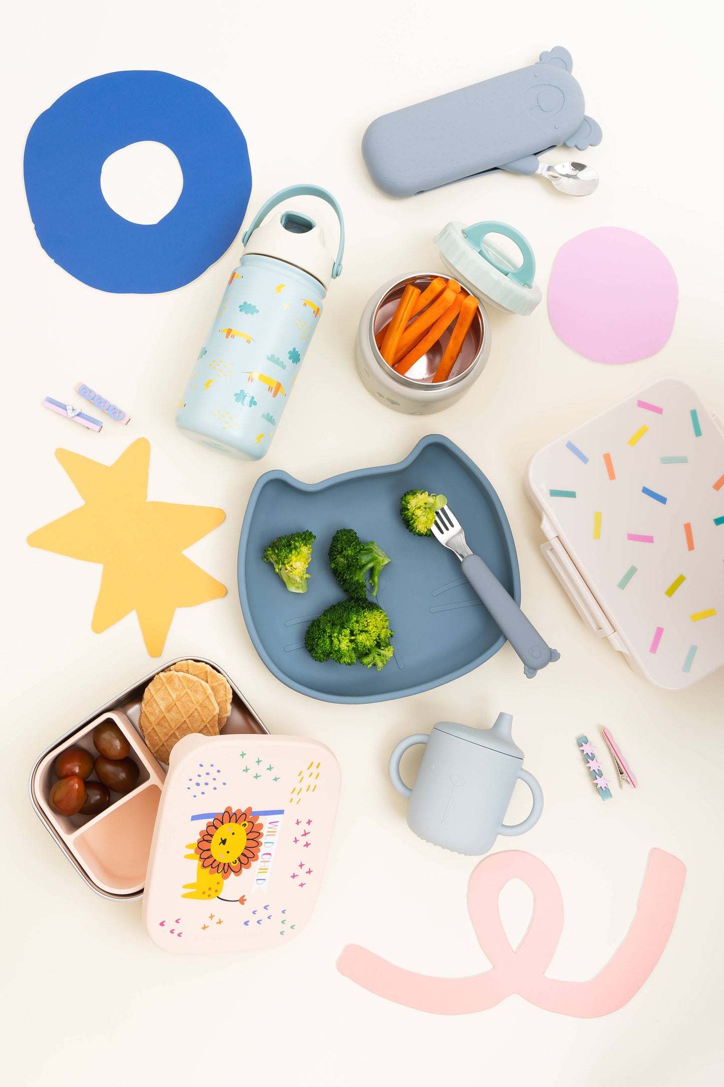 Boîte à Lunch en Acier Inoxydable avec compartiments pour enfants Fruity