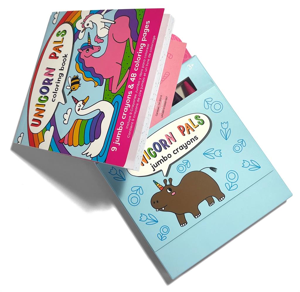 Kit de Coloriage avec Livre et Crayons de Couleur