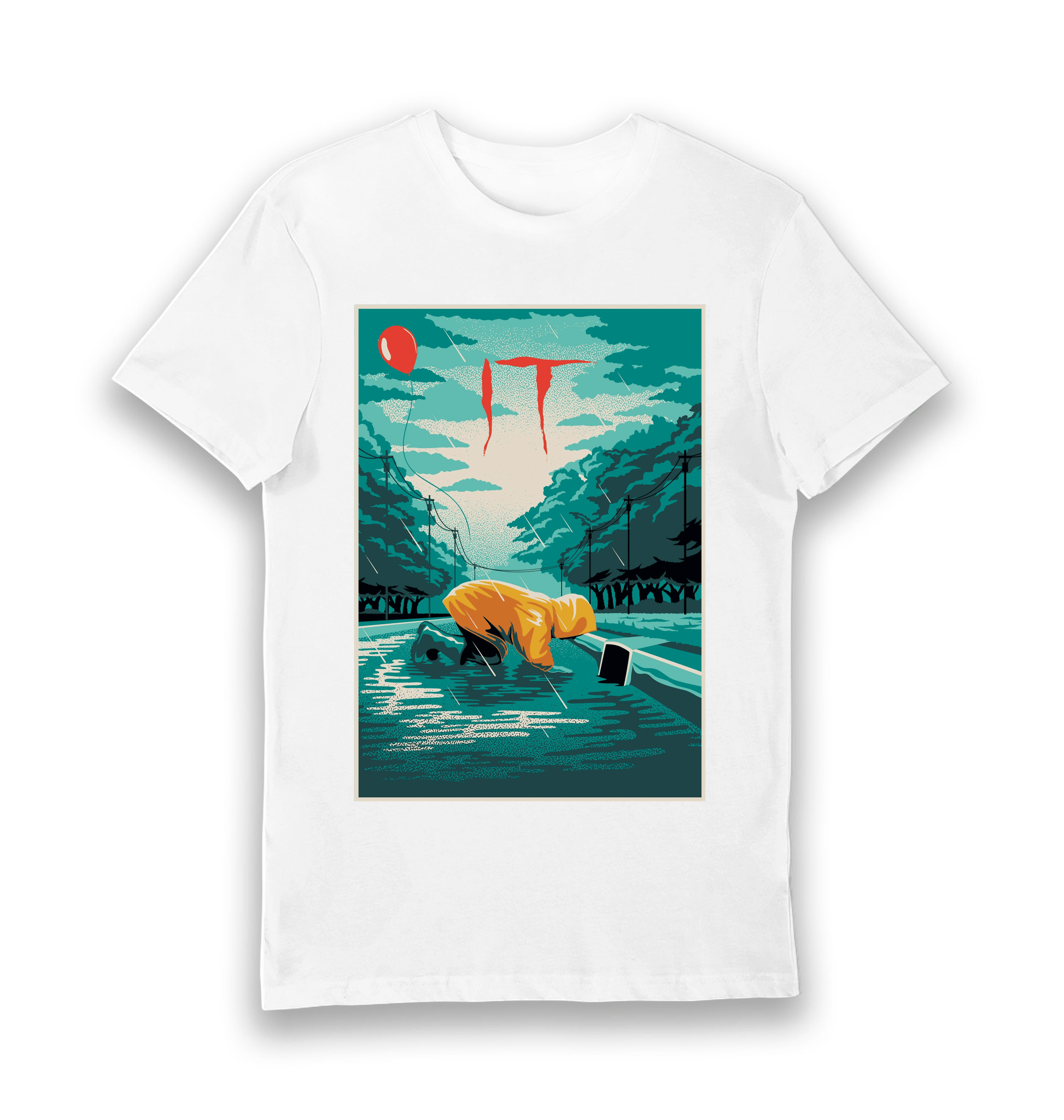 T-shirt adulte IT affiche Pennywise