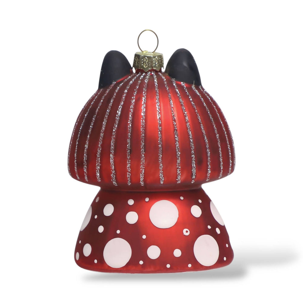 Enfeite de Natal Gato Preto e Branco de Yayoi Kusameow Kusama