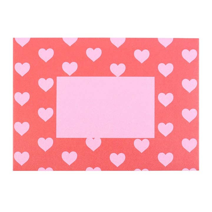 Enamel Heart Necklace Best Friend Valentine's Day Greeting Card