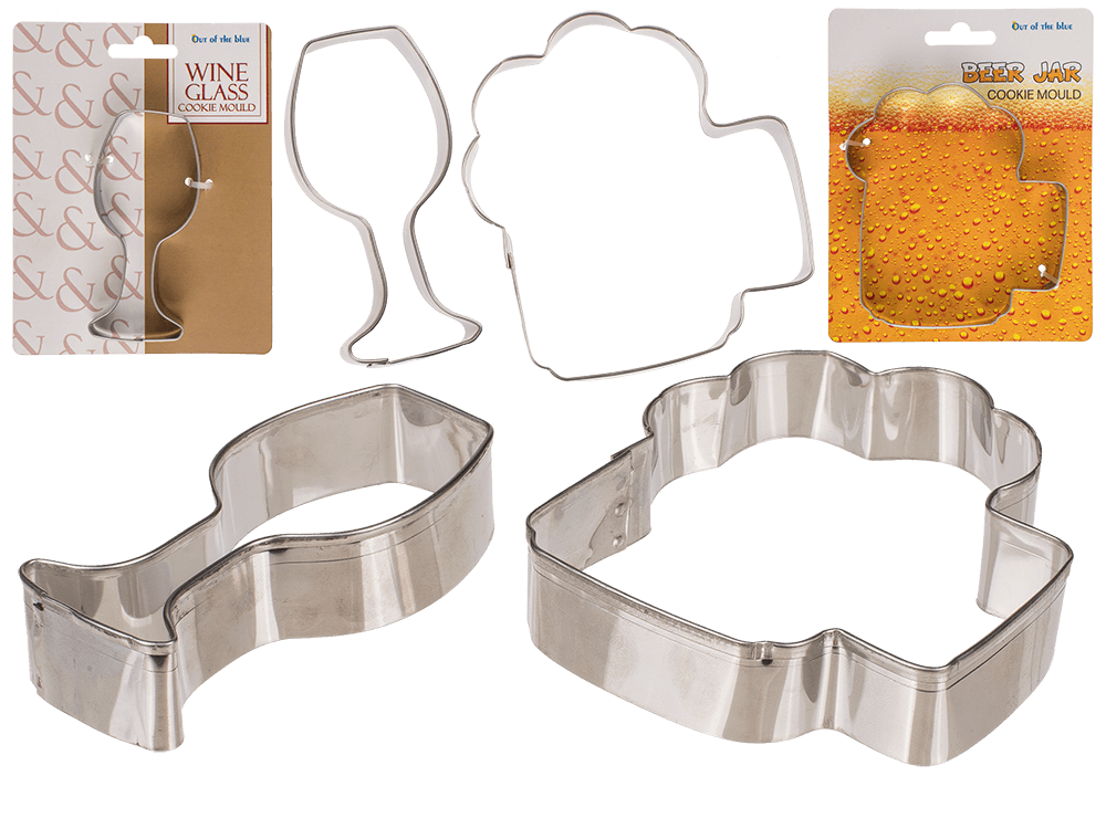 Emporte-pièces en métal – Verre de vin & Chope de bière – vue 5