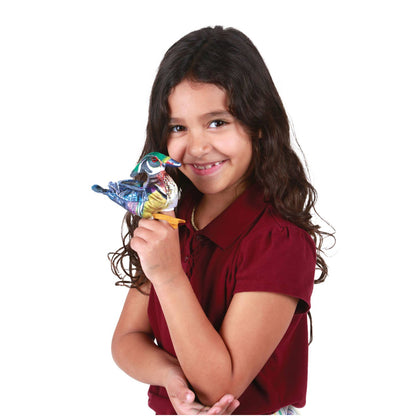 Mini marioneta de dedo de pato del bosque