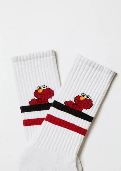 Calcetines de Elmo de Plaza Sésamo
