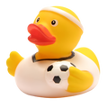 Pato de fútbol blanco