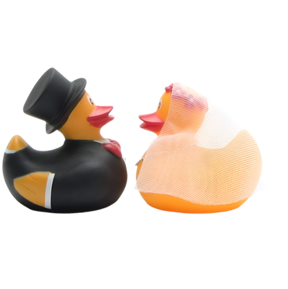 Pareja de patitos casados