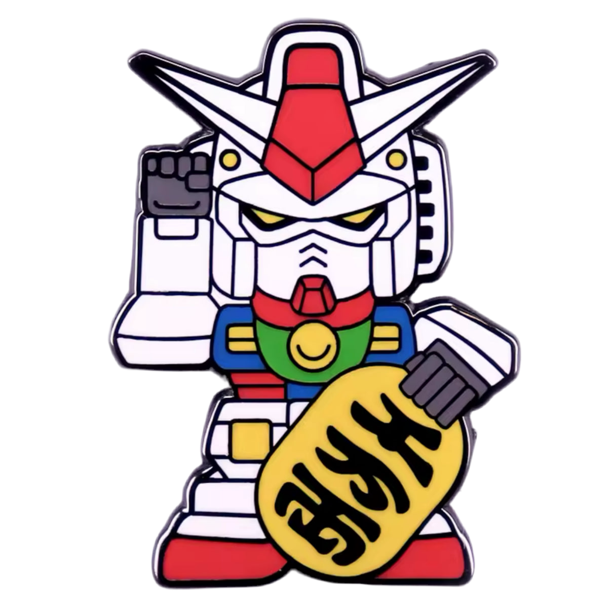 pins chat chanceux robot gundam