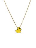 Collar de pato amarillo