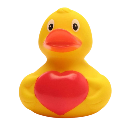 Pato con corazón